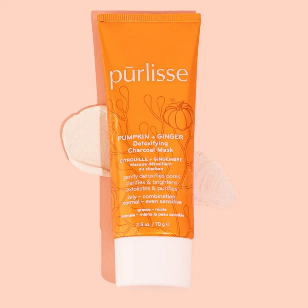 Purlisse Pumpkin and Ginger Detoxifying Charcoal Mask 2.5 oz